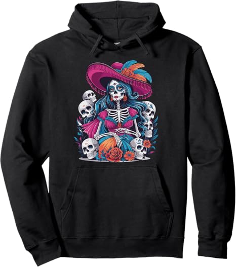 Colorful Calavera Art for Día de Muertos Fans