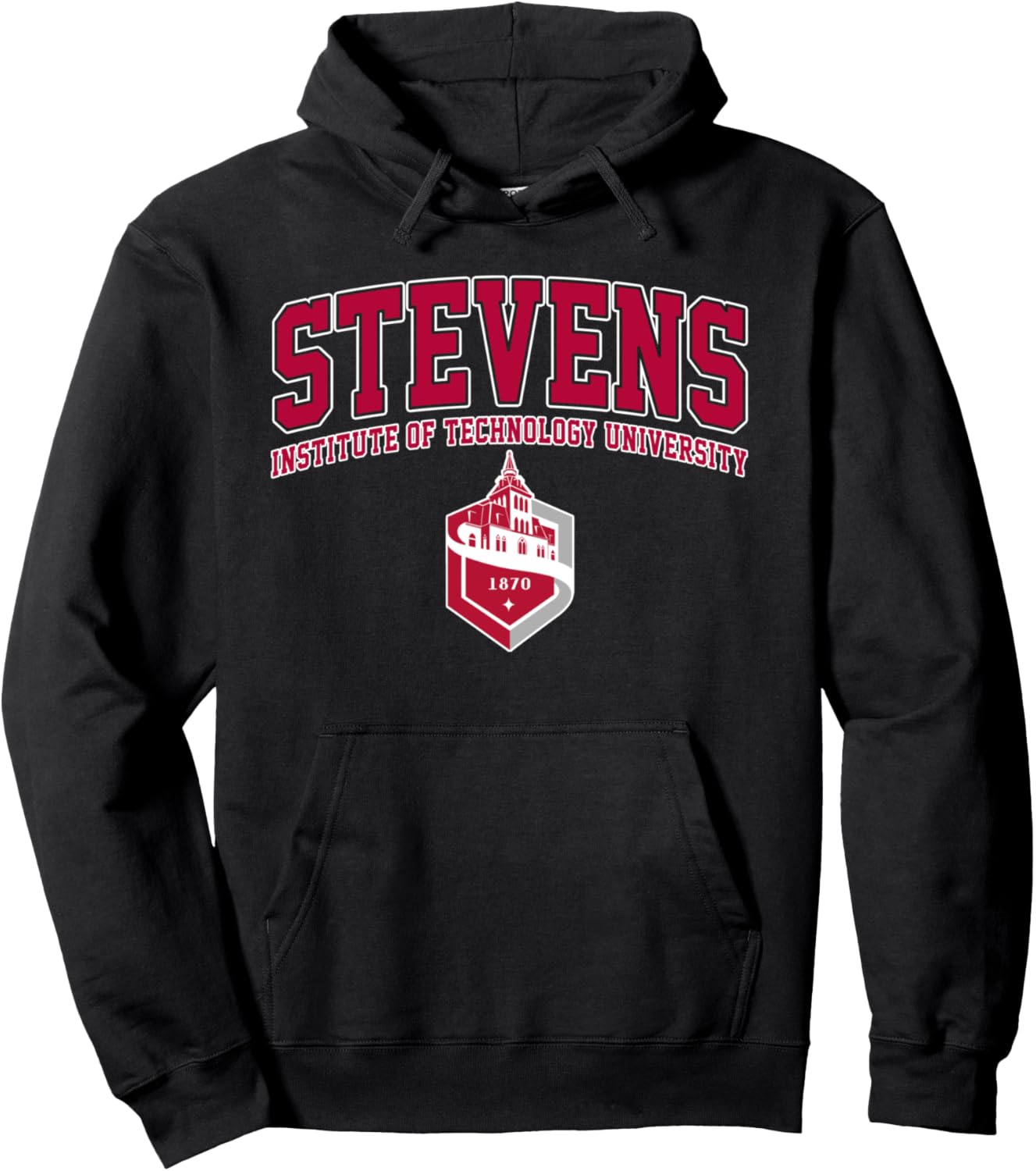 Stevens Institute of Technology University Vintage Sports Pullover Hoodie