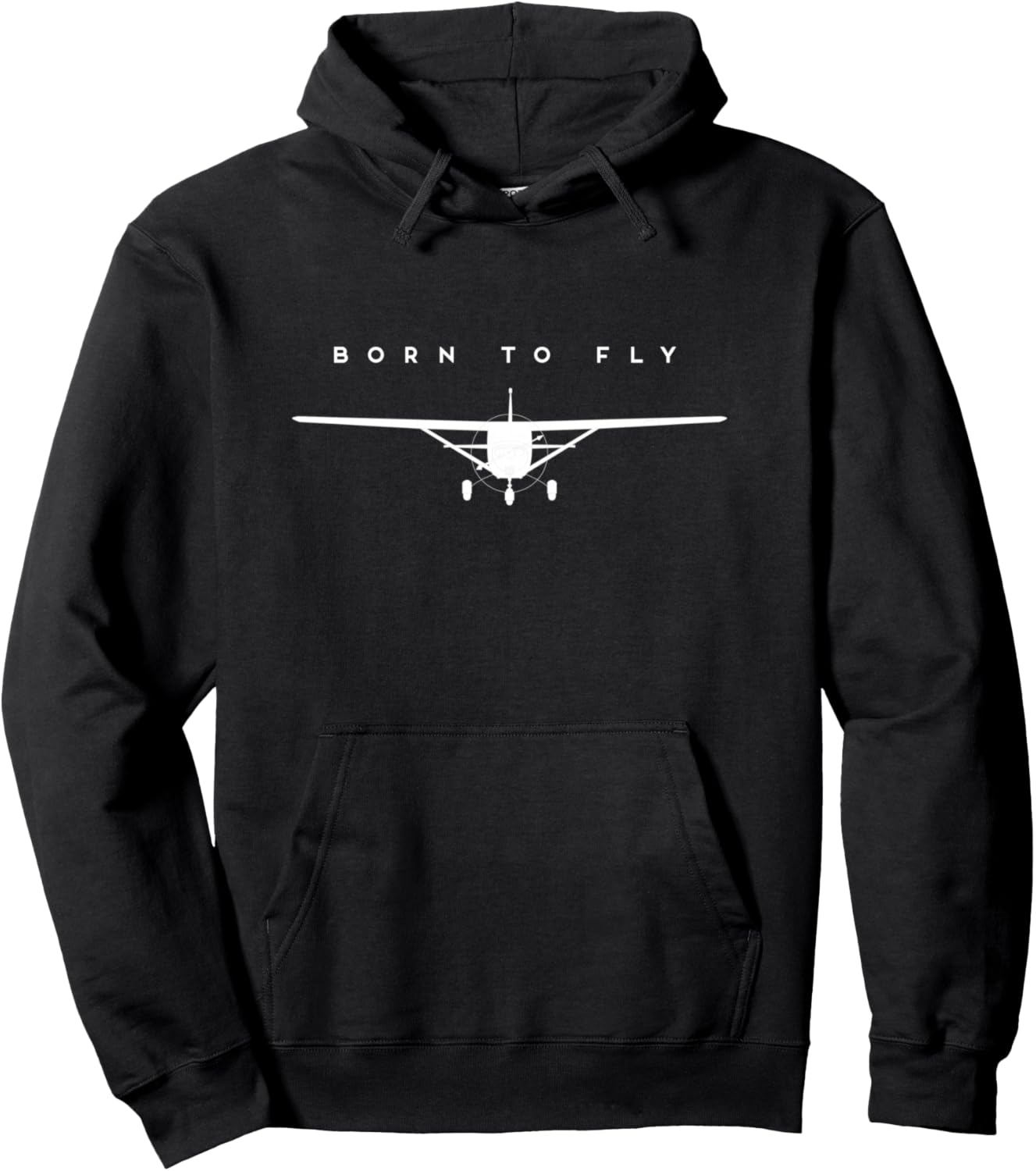 Single Engine Prop Airplane Shirt Born to Fly – Hoodie Pullover Hoodie