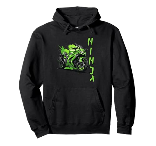 Kawasaki Ninja Leap into the Future with the All‑New 2026 Ninja® 7 Hybrid ABS 4 Ninja Motorcycle Sportbike Pullover Hoodie
