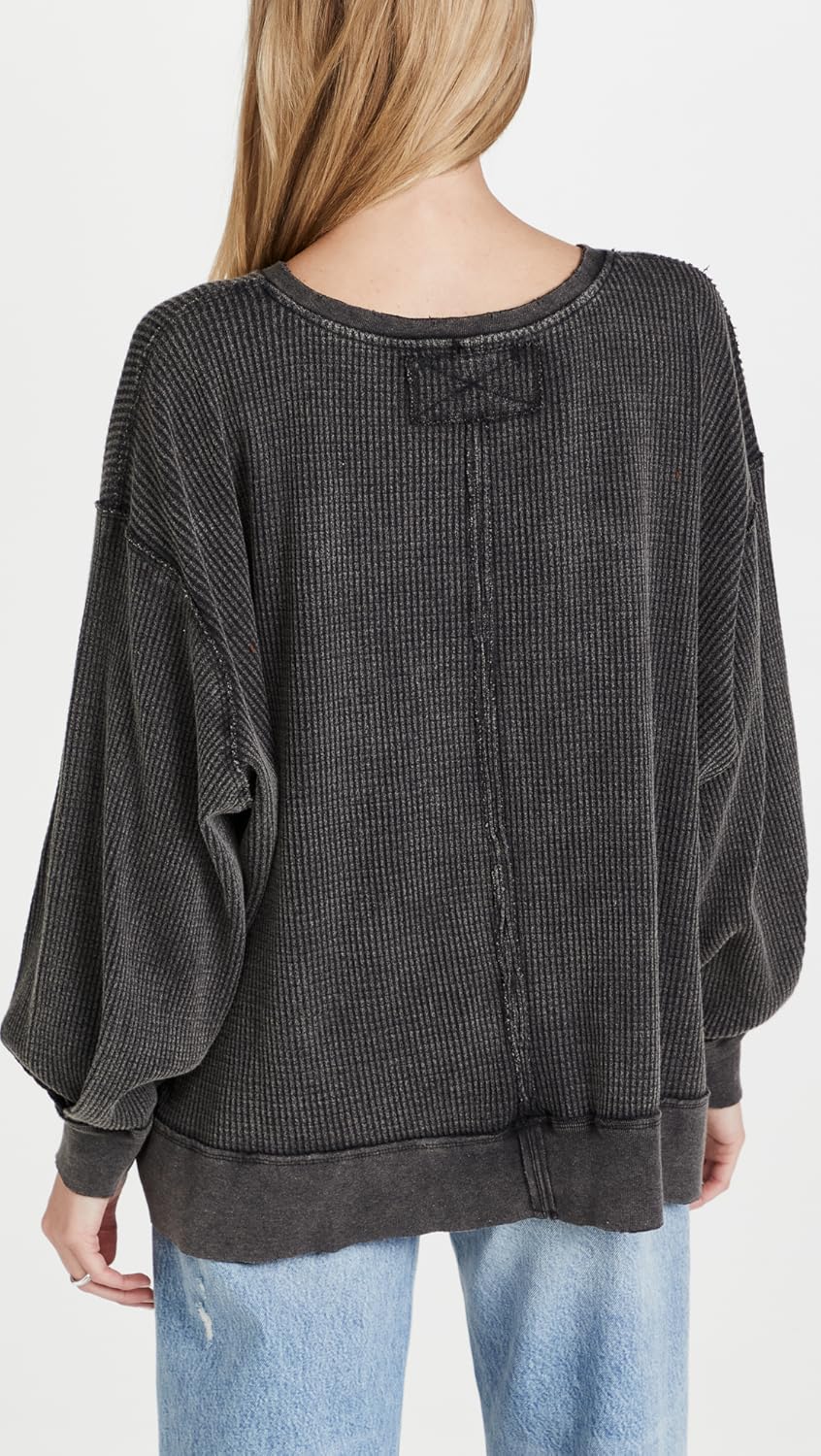 Free People Women's Buttercup Thermal Top at  Women’s Clothing store