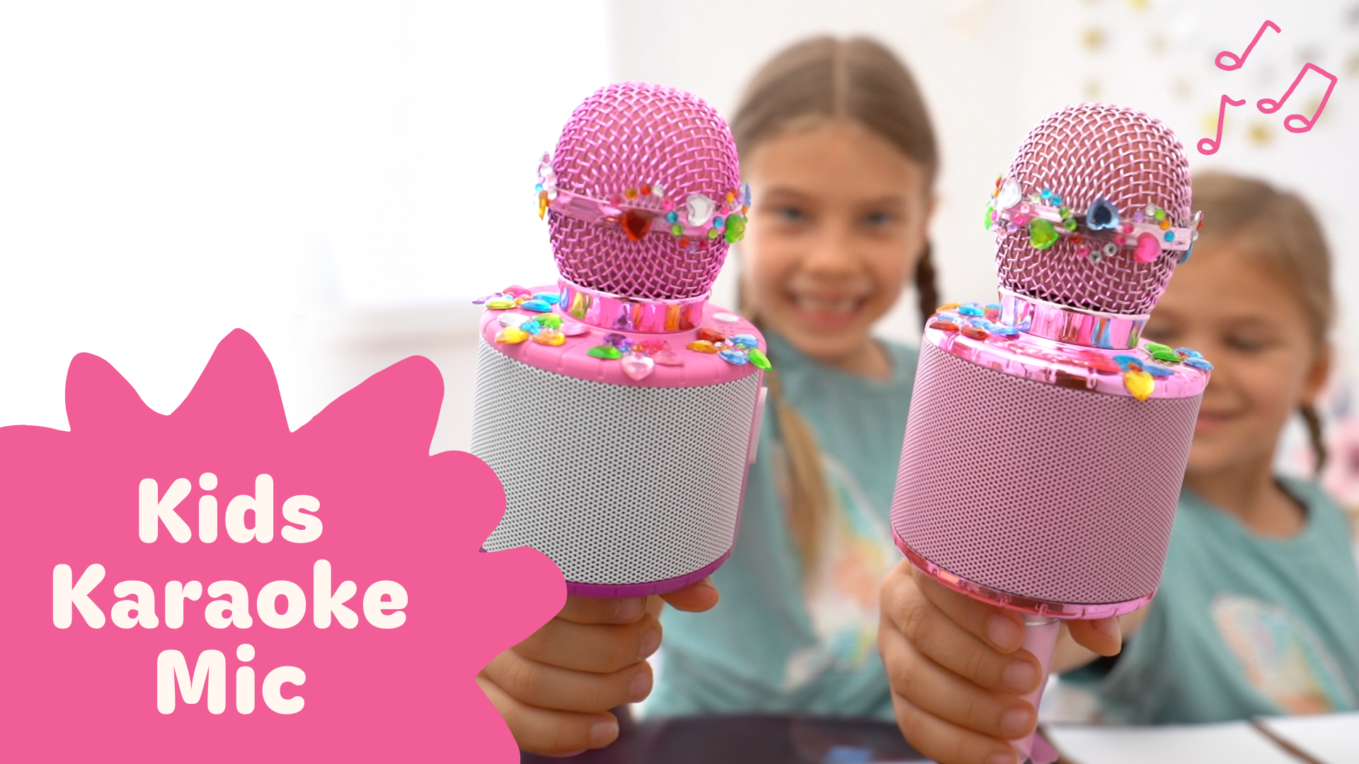 Amazon.com: Move2Play, Kids Karaoke Microphone | Includes Stickers