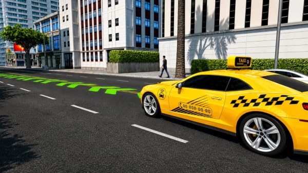 Taxi Car Driving Passenger Transport - 5