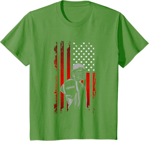 Miniatura 13 de American Football T-Shirt Black,Navy Blue,Asphalt Grey,Baby Blue,Grass Green,Dark Green,Brown,Olive Green,Lemon Yellow,Dark Heather Grey,Heather