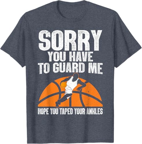 Miniatura 4 de Funny Basketball For Men Women Sports Game Basketball Player T-Shirt Black,Navy Blue,Asphalt Grey,Cranberry Red,Olive Green,Dark Heather