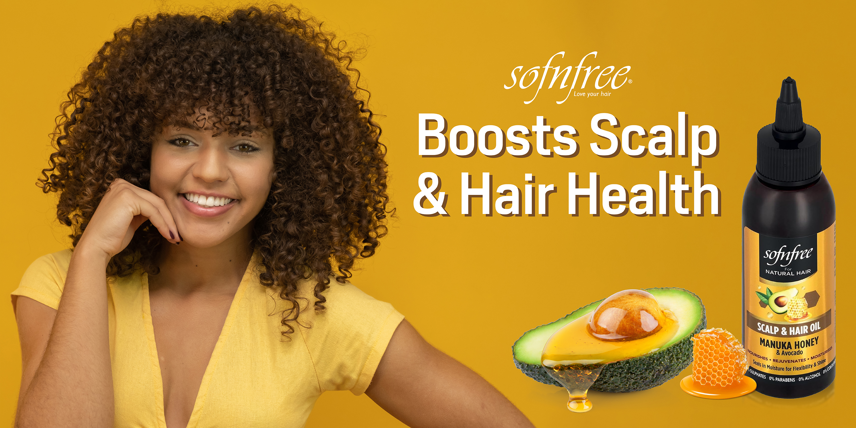 Amazon.com: Sofn'free Hair & Dry Scalp Oil with Manuka Honey