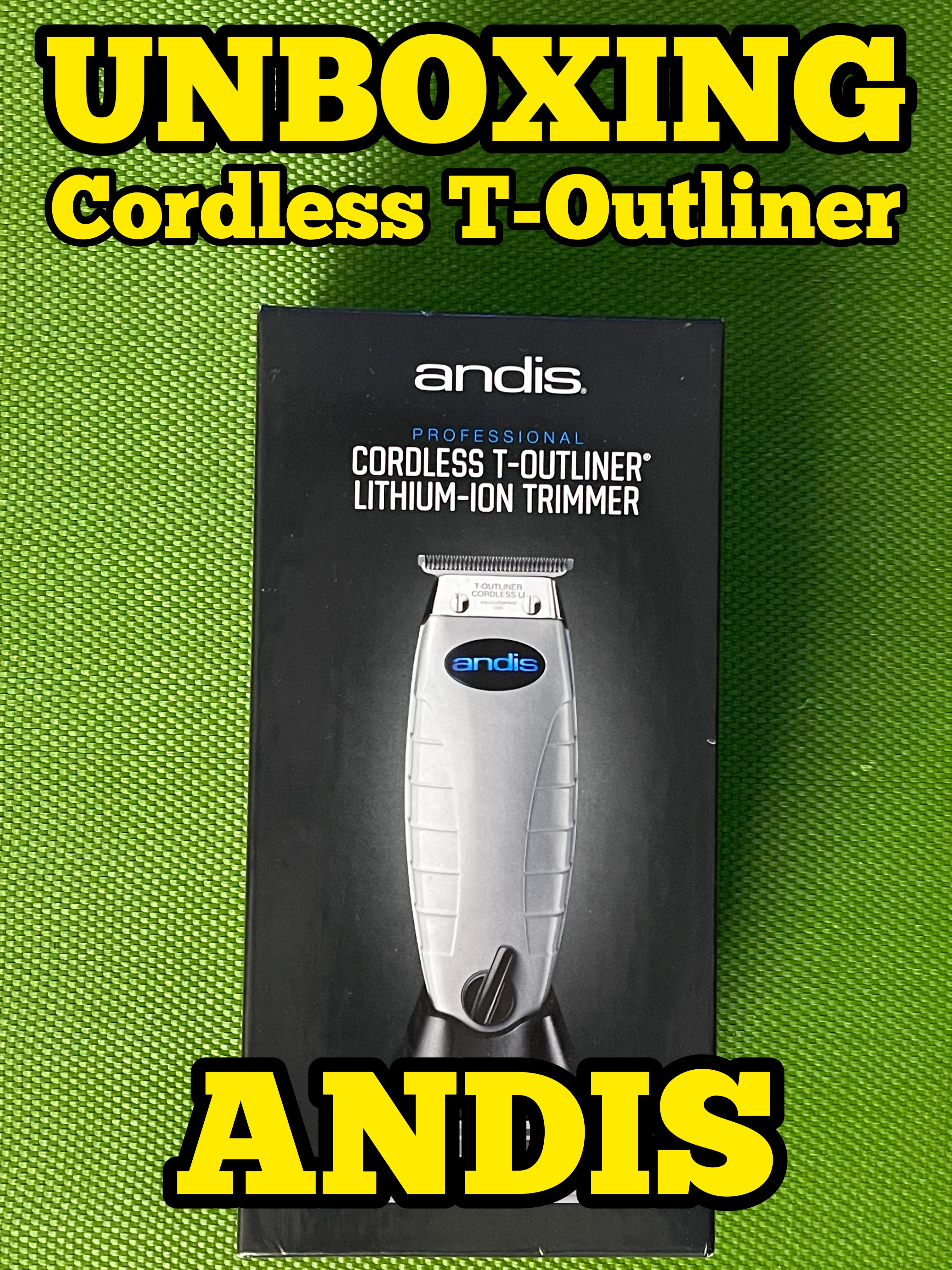 Andis Cordless T-Outliner 本体　箱あり　付属品付き Watch UNBOXING the Famous ANDIS Cordless T Outliner on Amazon Live