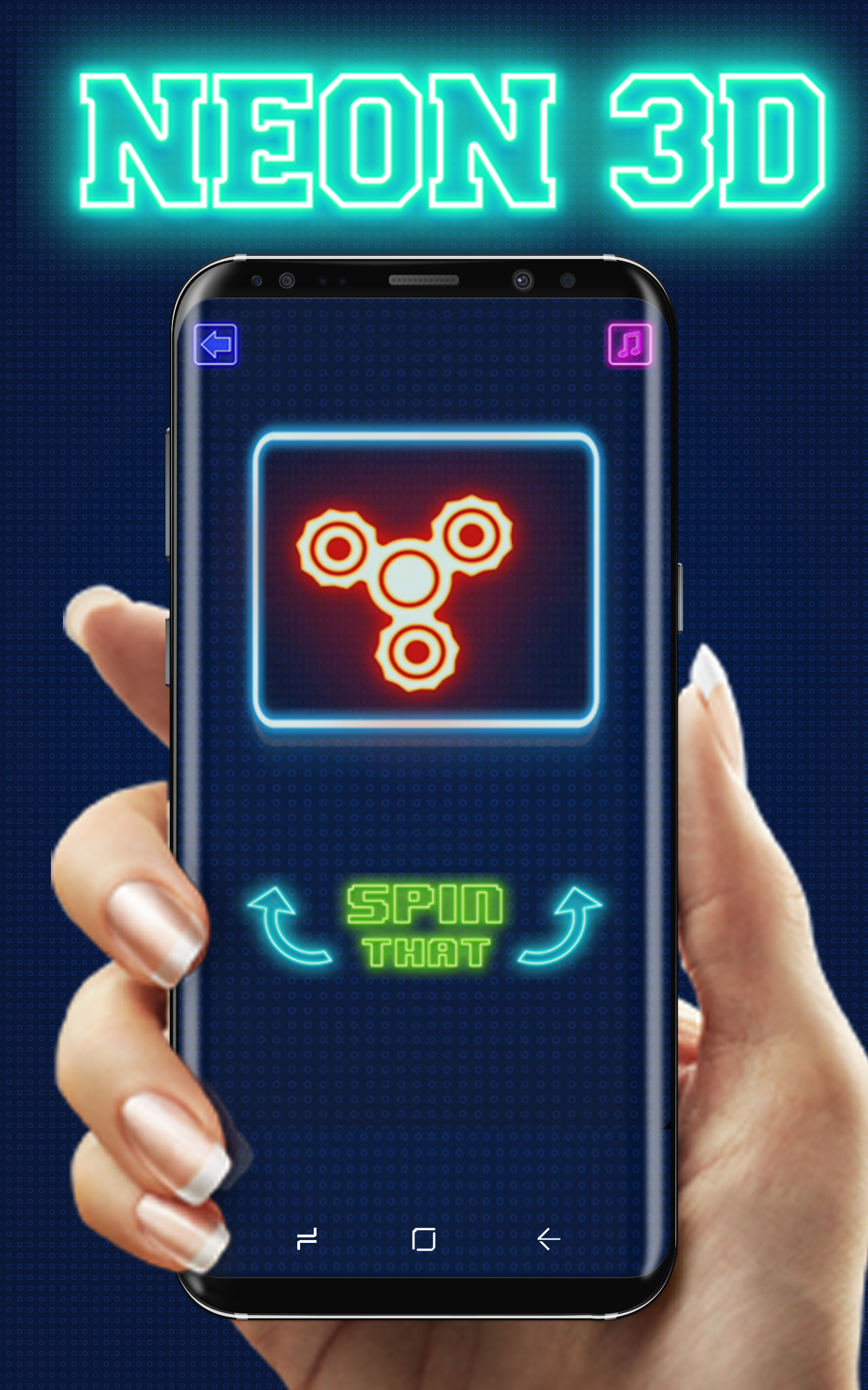 Fidget Spinner Hand 3D Switch - App on Amazon Appstore