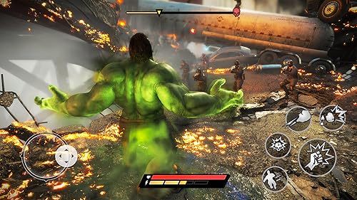 Incredible Hulk Green Monster Grand Marvel Avengers Superhero Muscular Hulk Game