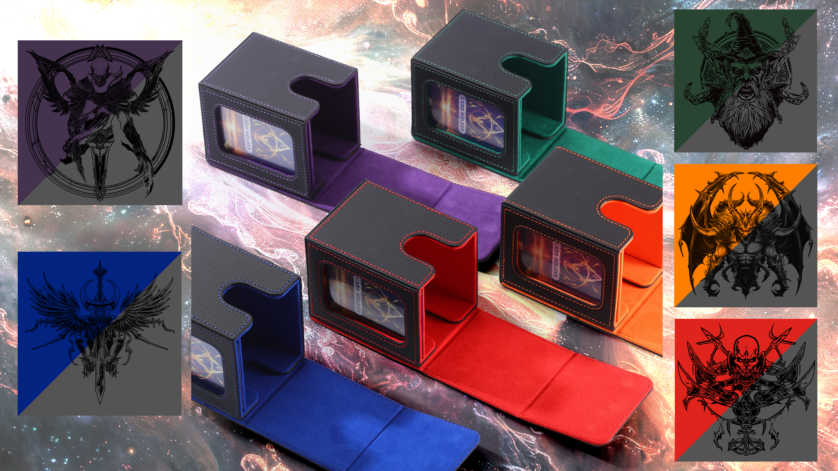 Amazon.com: Premium MTG Deck Box with Playmat and Dice Tray, Holds