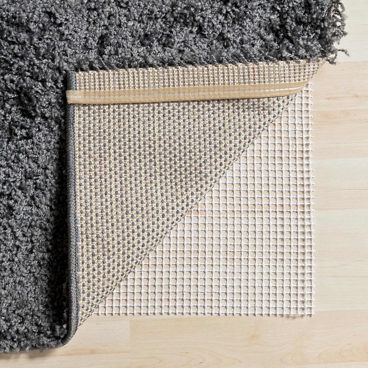 B.PRIME 9x12-Feet Non-Slip Rug Underlay Pad for Hard Floors. Different Size Options Available