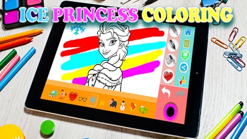 ICE Princess Coloring.