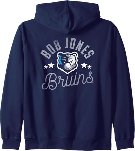 Bob Jones University Bruins Logo Zip Hoodie
