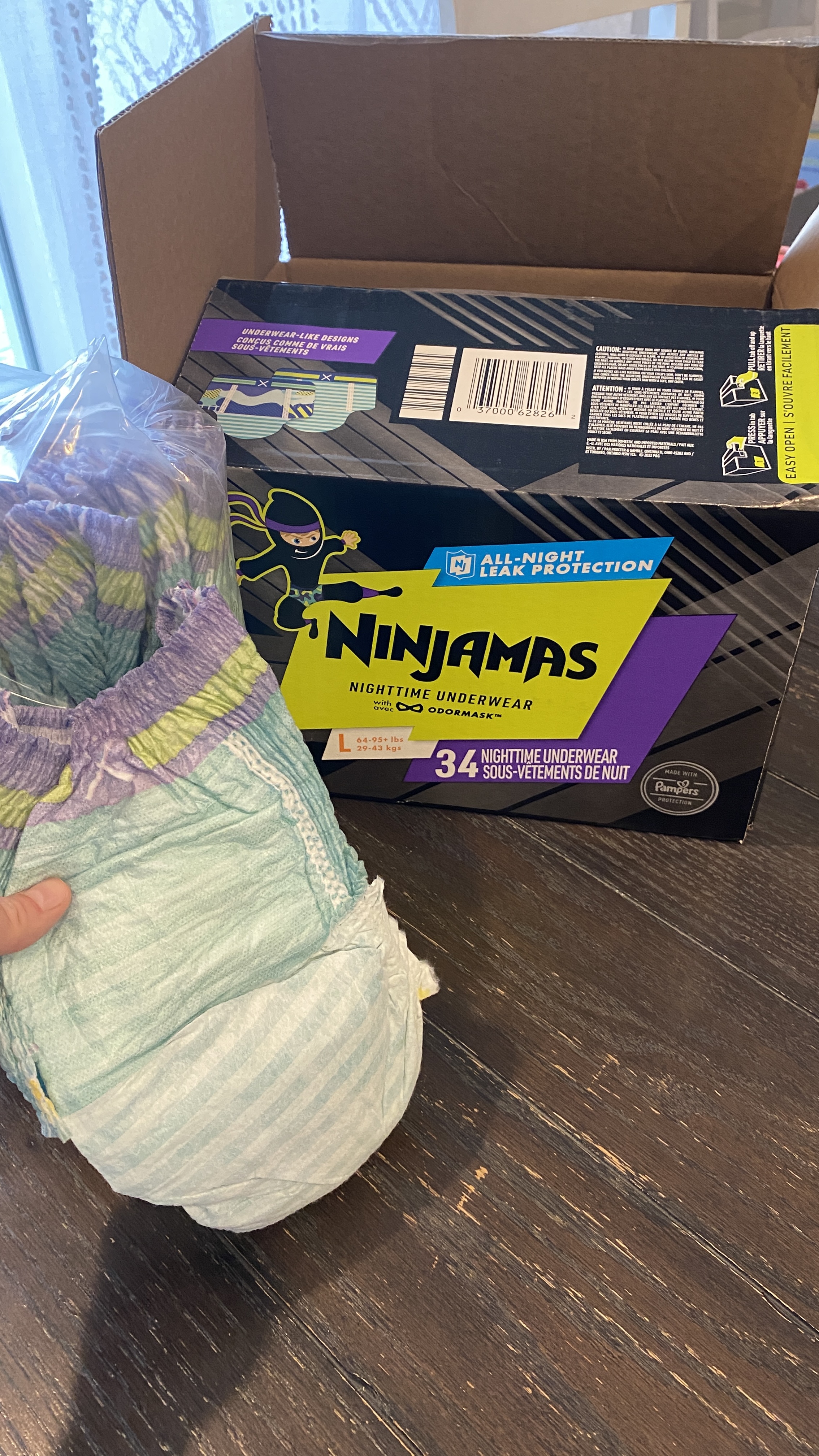 Ninjamas Big Kid Nighttime Underwear that Do Not Leak on Amazon Live