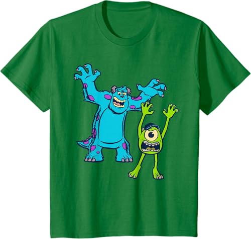 Miniatura 33 de Disney Pixar Monsters University Sulley and Mike T-Shirt Black,Navy Blue,Asphalt Grey,White,Baby Blue,Red,Kelly Green,Olive Green,Lemon