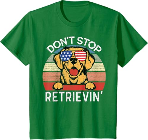 Miniatura 3 de Dont Stop Retrievin Golden Retriever Dog Camiseta Negro -