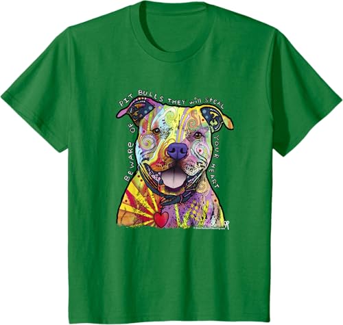 Miniatura 30 de Beware Of Pit Bulls, Dean Russo Pitbull Original - Dog Lover T-Shirt Black,Navy Blue,Asphalt Grey,Slate Grey,White,Cranberry Red,Kelly Green,Olive