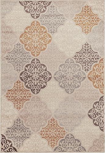 Miniatura 3 de LUXE WEAVERS Diana Collection 10717 - Alfombra oriental gris de 8x10
