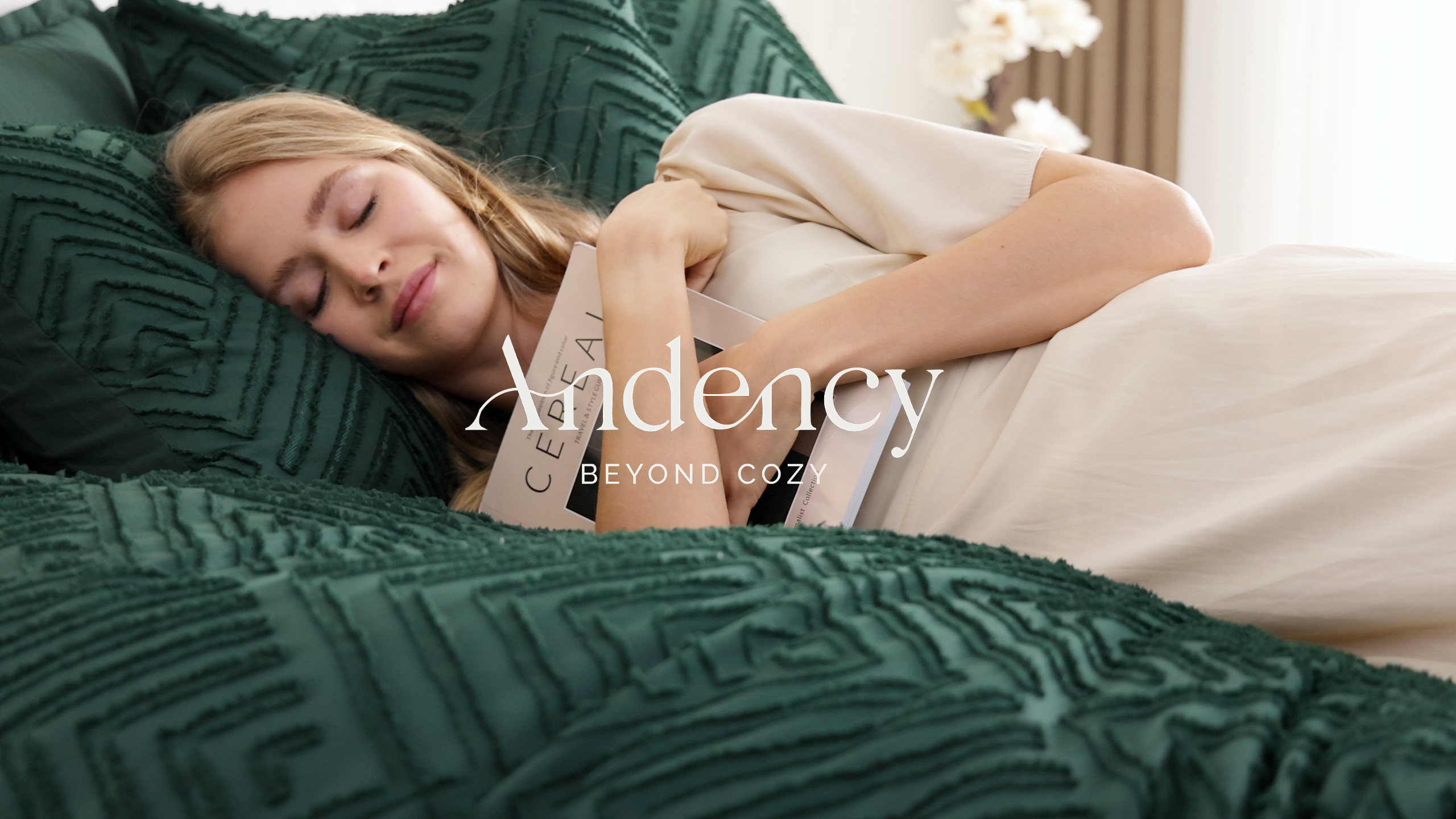 Amazon.com: Andency California King Comforter Set Dark Emerald