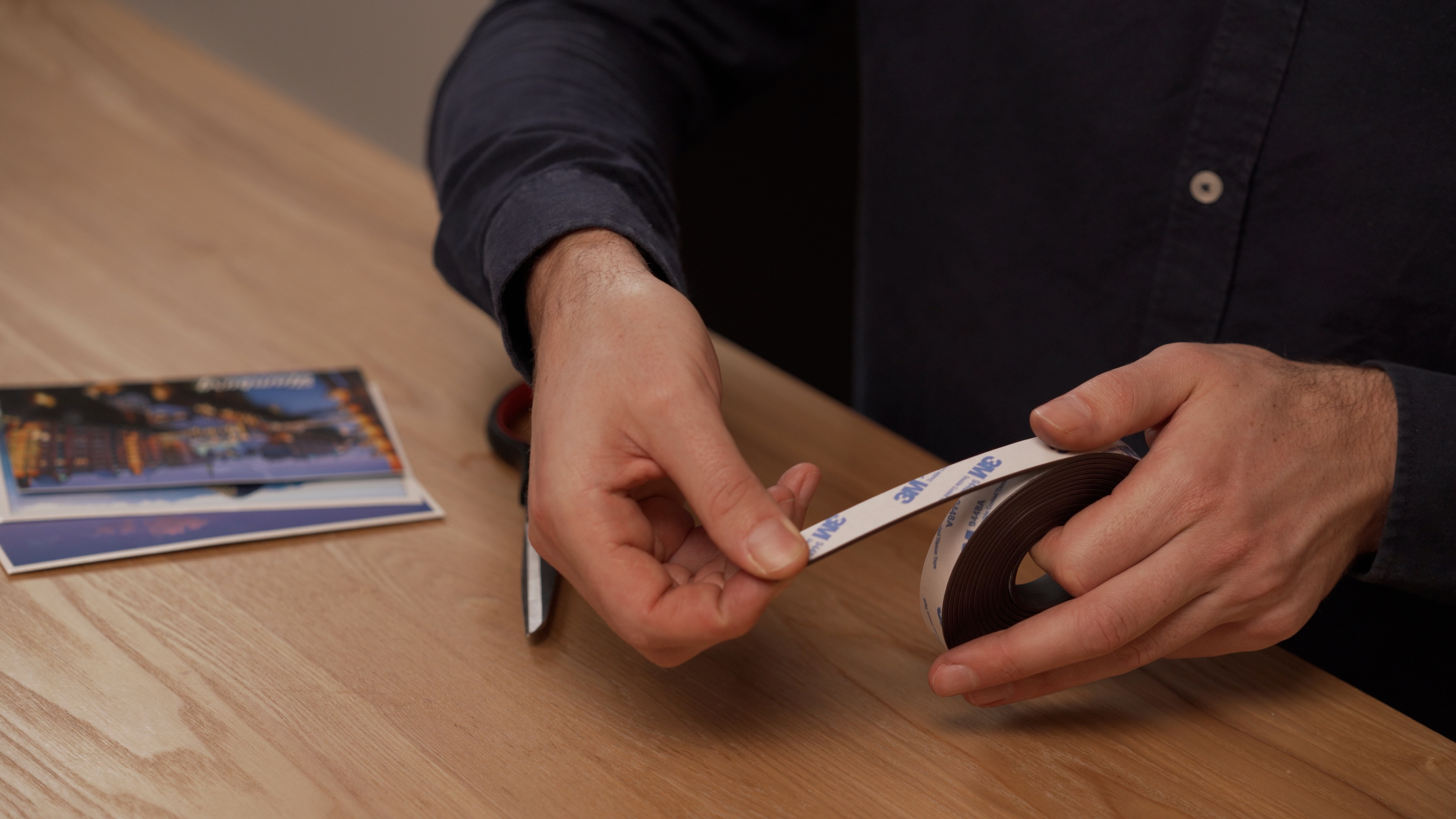 Magnetstreifen Selbstklebend - 10 Stück 150x25mm Mit Metallplatten