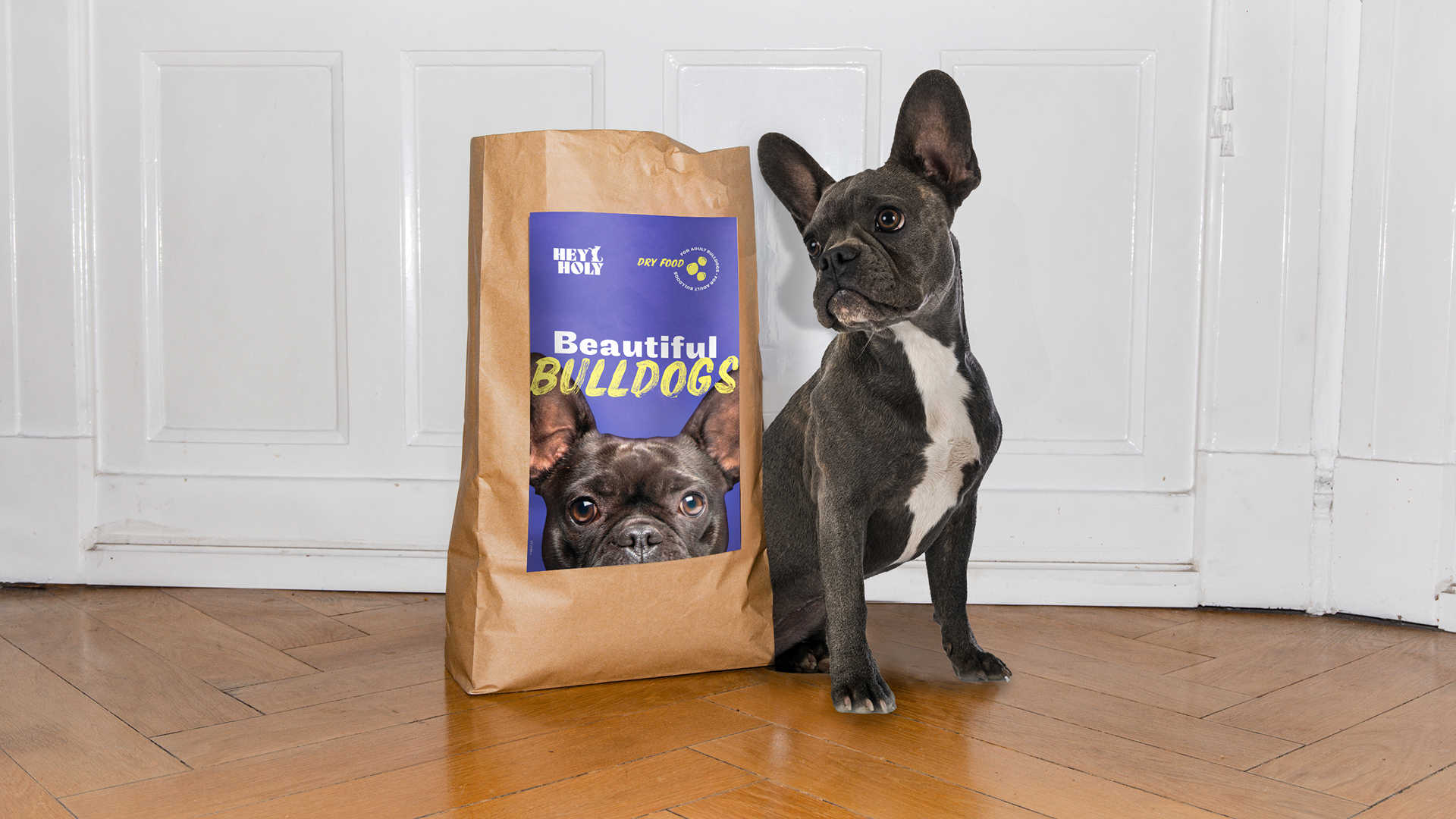 HEY HOLY Premium Trockenfutter fr Bulldoggen