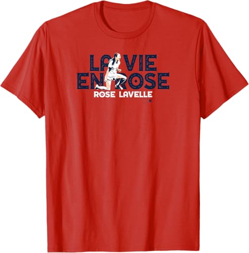 Camiseta con licencia oficial de Rose Lavelle - La Vie En Rose, Rojo, S