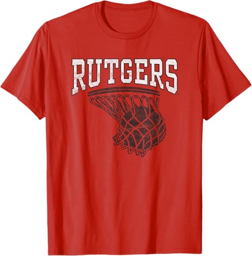 Camiseta de baloncesto Rutgers University Scarlet Knights, Rojo -