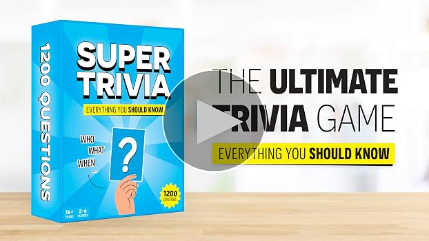 Super Quizz - Jeu De Société Avec 1200 Questions - Culture Générale - Pour Ados Et Adultes - Soirées Jeux