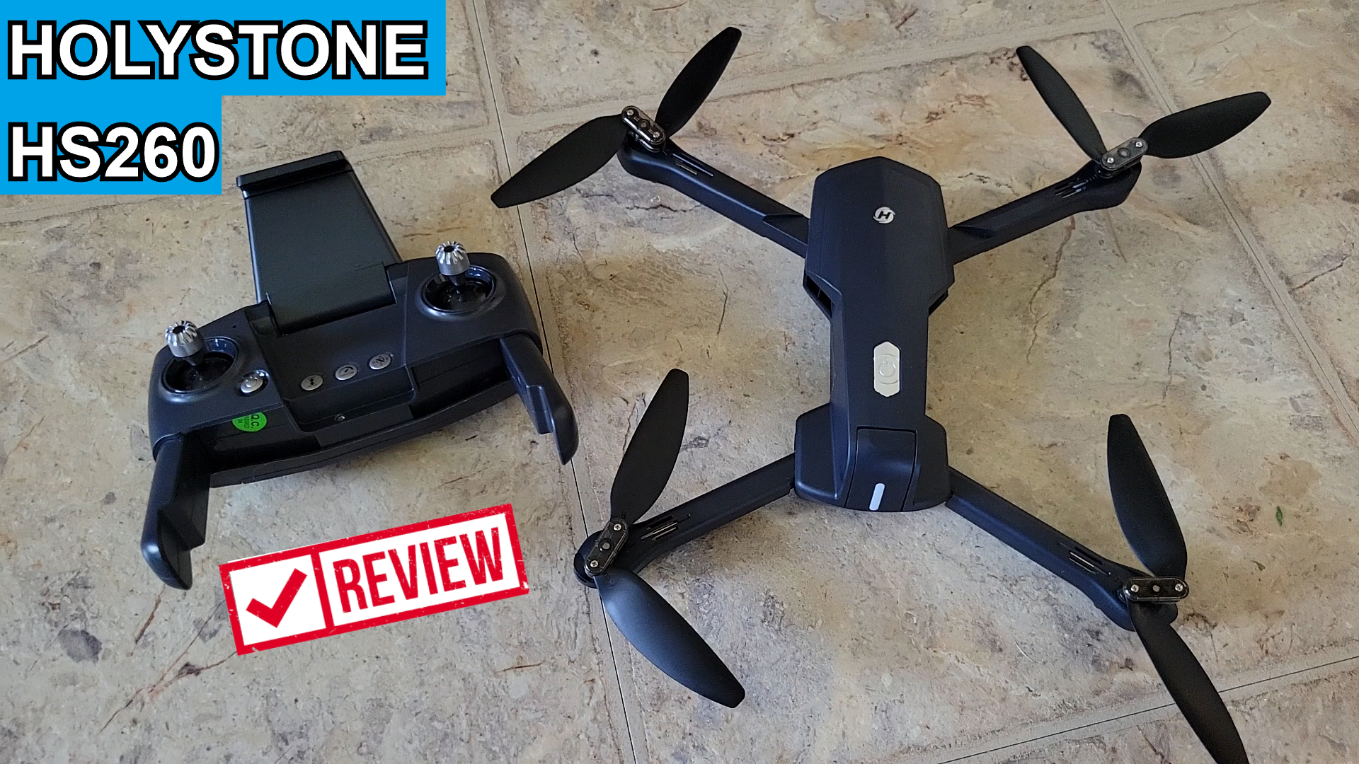 HOLY STONE HS260 カメラ付きドローン Watch HolyStone HS260 Review on Amazon Live
