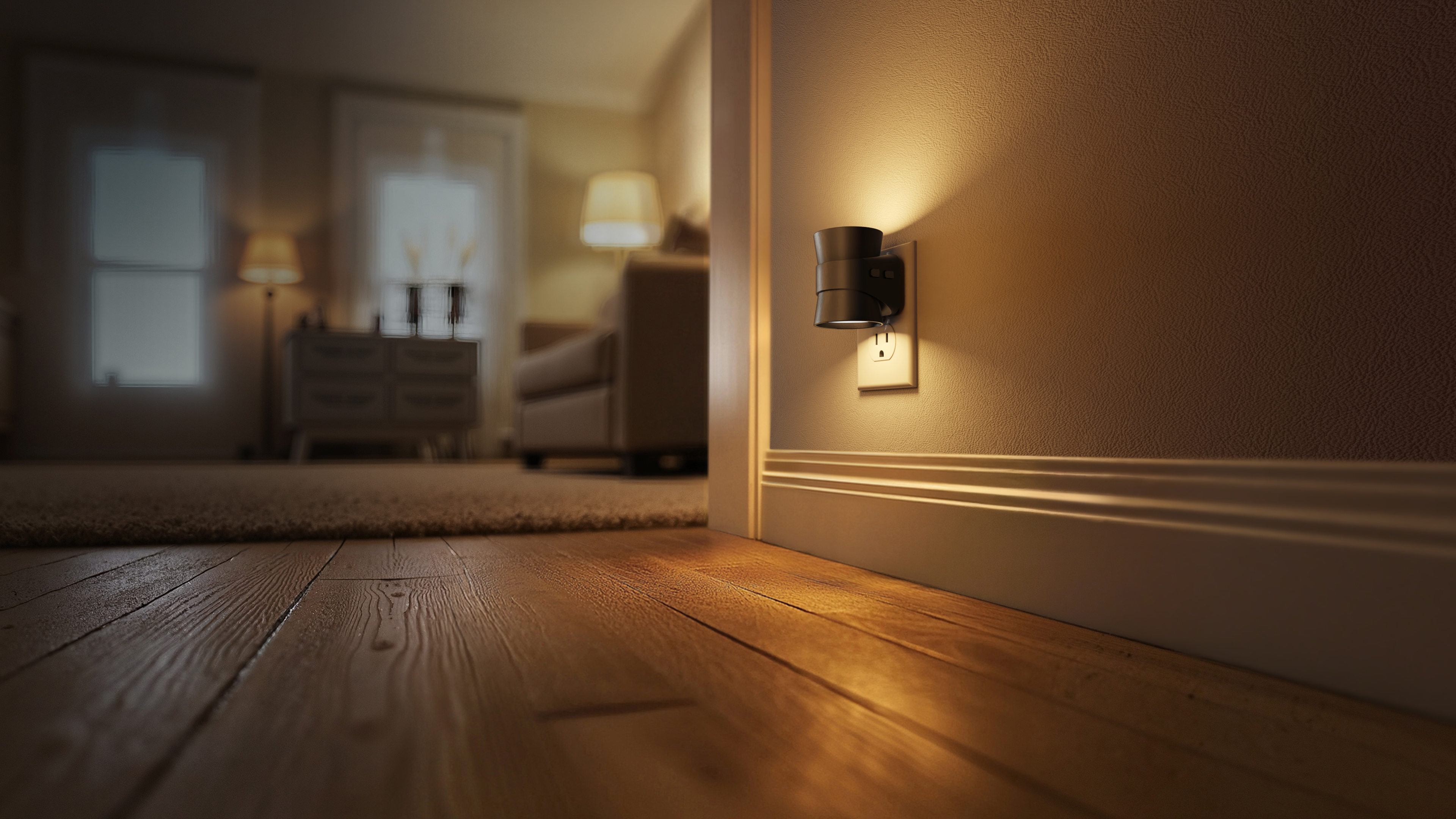 Image of L LOHAS LED Night Lights Plug into Wall, Dimmable Night Light 2pack, 3CCT Adjustable Light Color and Brightness, Multi-Scenario use, for Living Room, Kitchen, Hallway, Bathroom