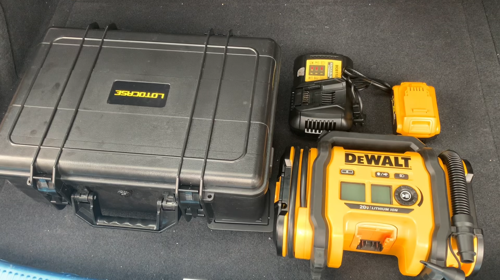 Watch LOTOCASE Waterproof Hard Carrying Case for DEWALT Inflator