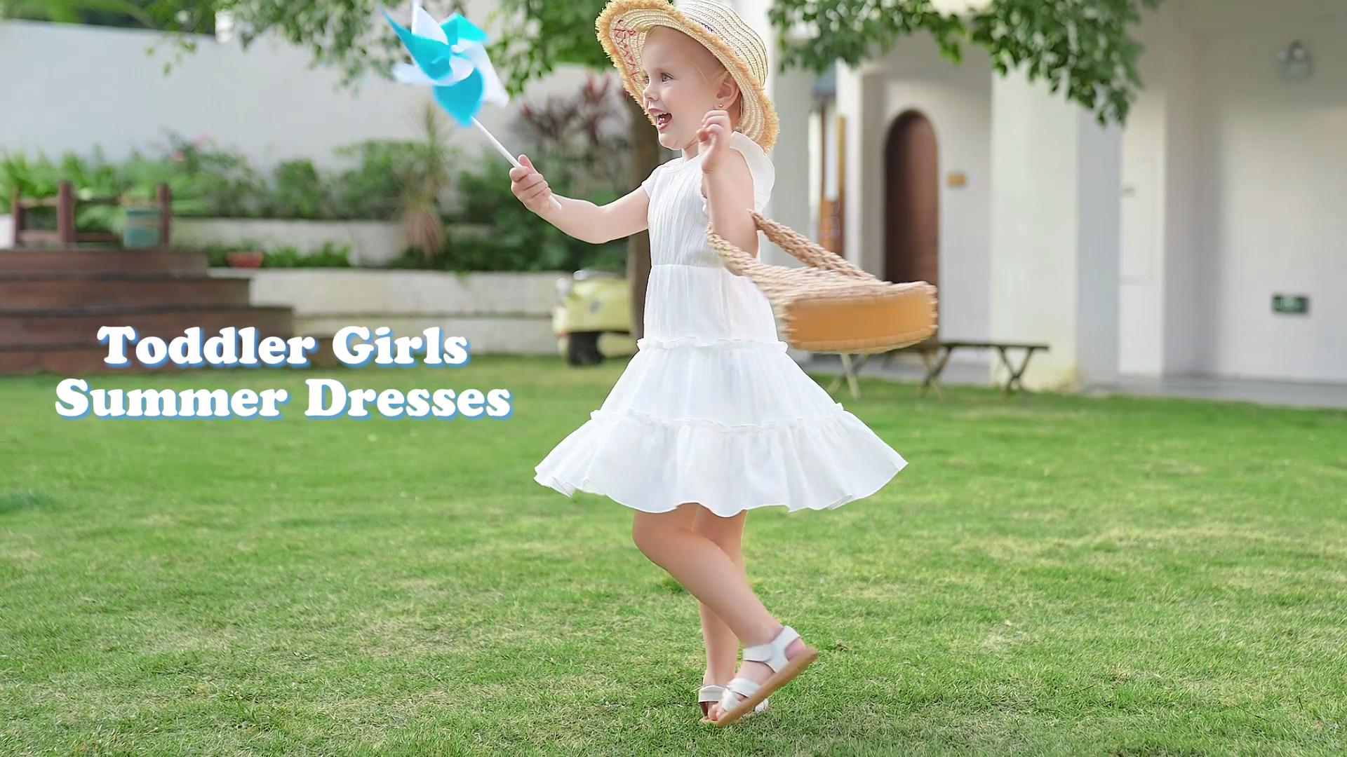 toddler summer dresses Rovga Girls Girls Short Pearl Sleeves Colorful Floral Prints Party Dresses Clothes Green Adorable Outwear 3-4 Years 2 Years (90cm) 85 Toddler Girls Boho Navy Blue