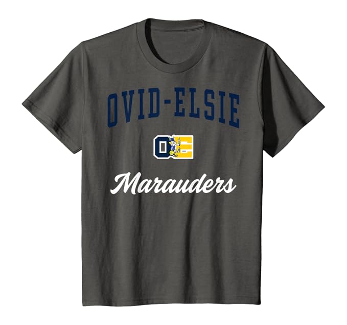Amazon Com Ovid Elsie High School Marauders T Shirt Clothing