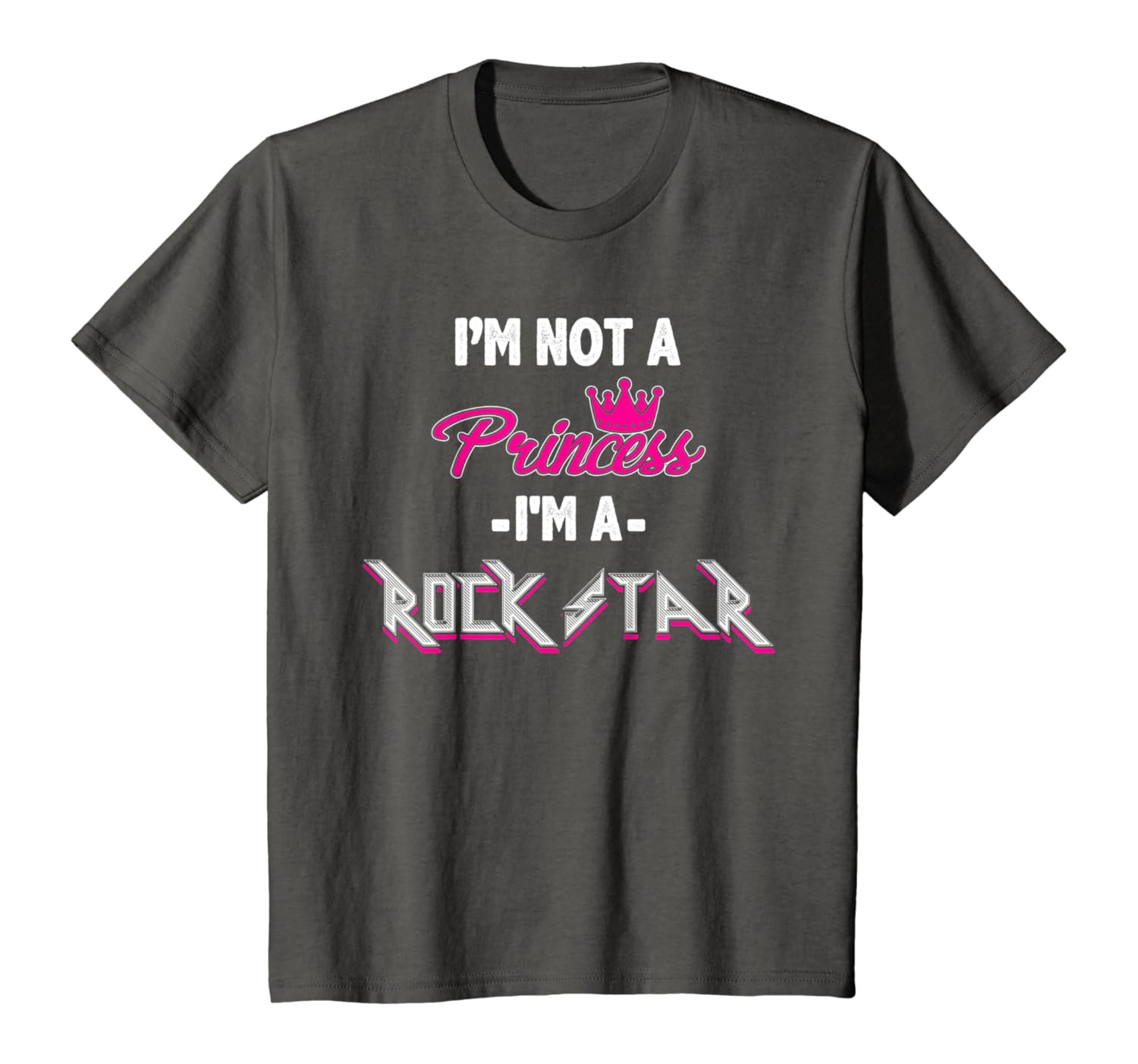 Amazon Com Not A Princess I M A Rock Star T Shirt Sassy Rocker Music Clothing