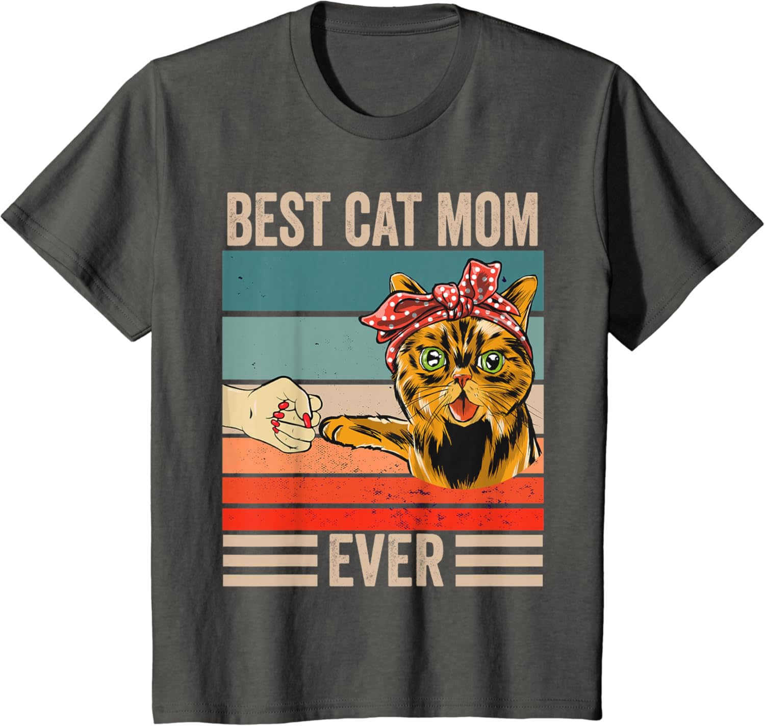 Best cat mom ever t shirt Clearance