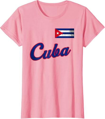 Miniatura 32 de Cuba 2023 Baseball Flag Pride Cubano Beisbol Cuban T-Shirt Black,White,Baby Blue,Silver Grey,Olive Green,Lemon Yellow,Heather Grey,Heather