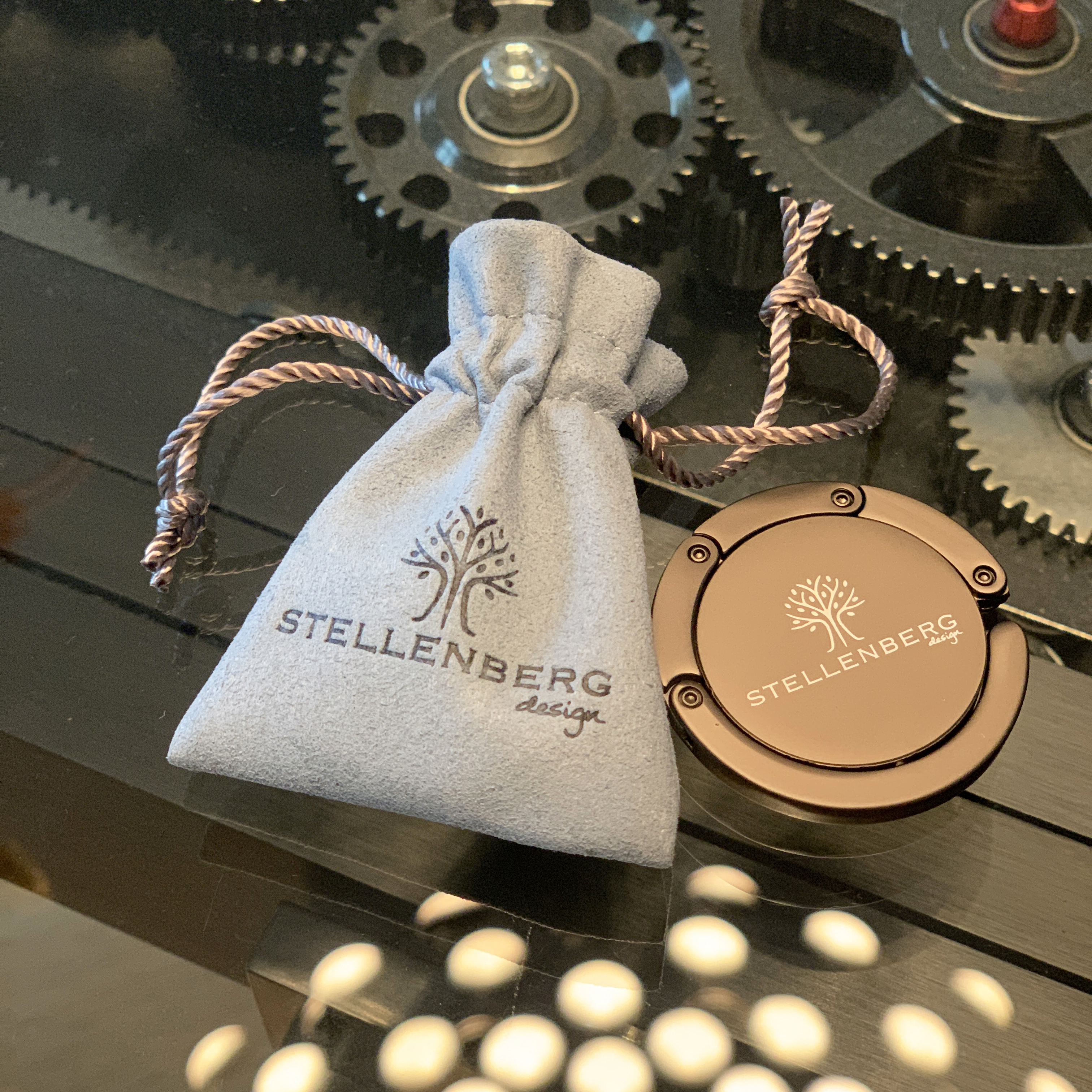 4 Handtaschen-Haken Für Den Tisch - Klappbar & Platzsparend