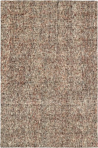 Addison Eastman - Alfombra de área de 8 x 10 pies color óxido liso abigarrado