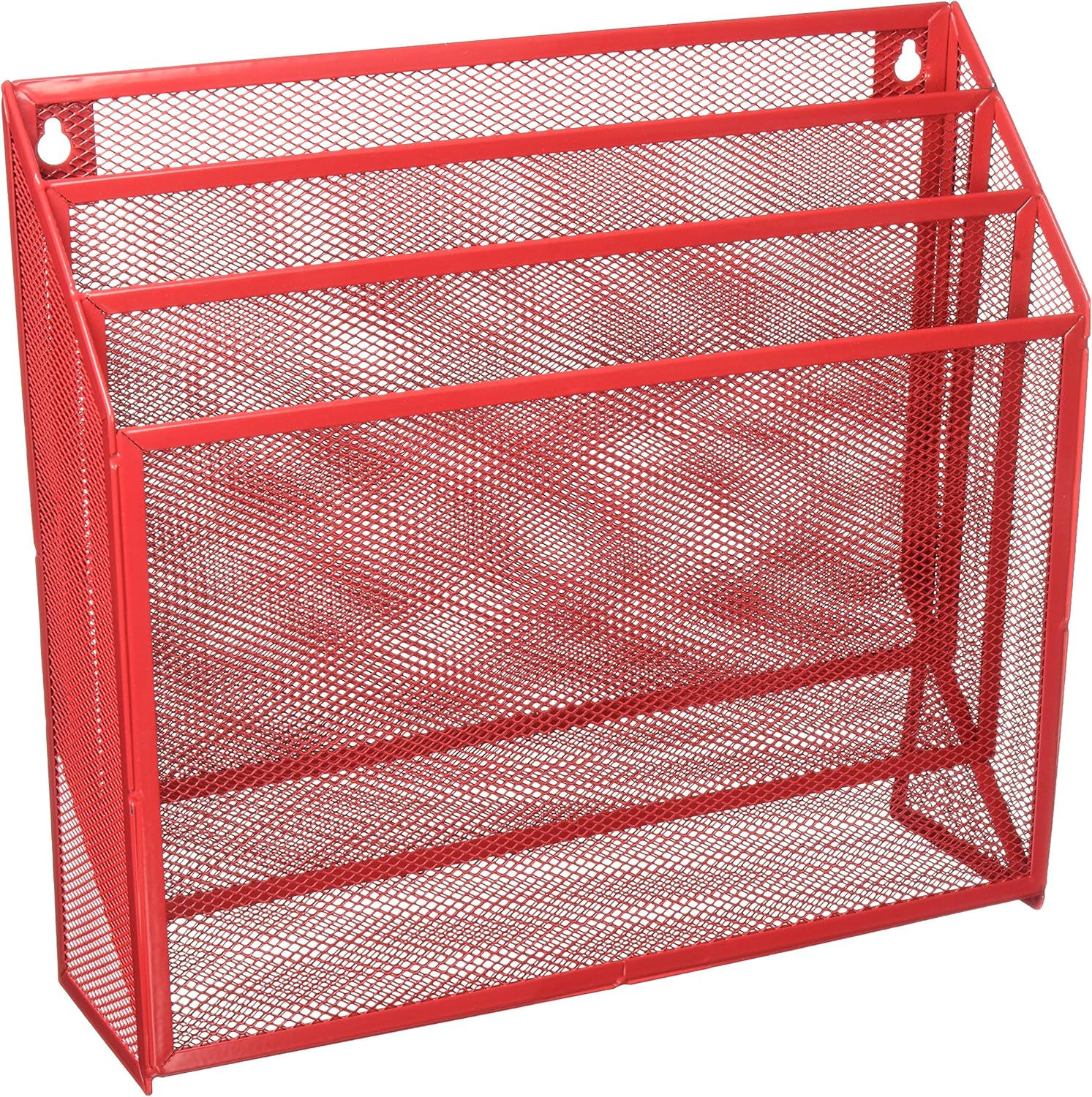 Honey-Can-Do OFC-06208 Mesh Vertical File Sorter, 3.6 x 12.6 x 11.5, Black : Office Products