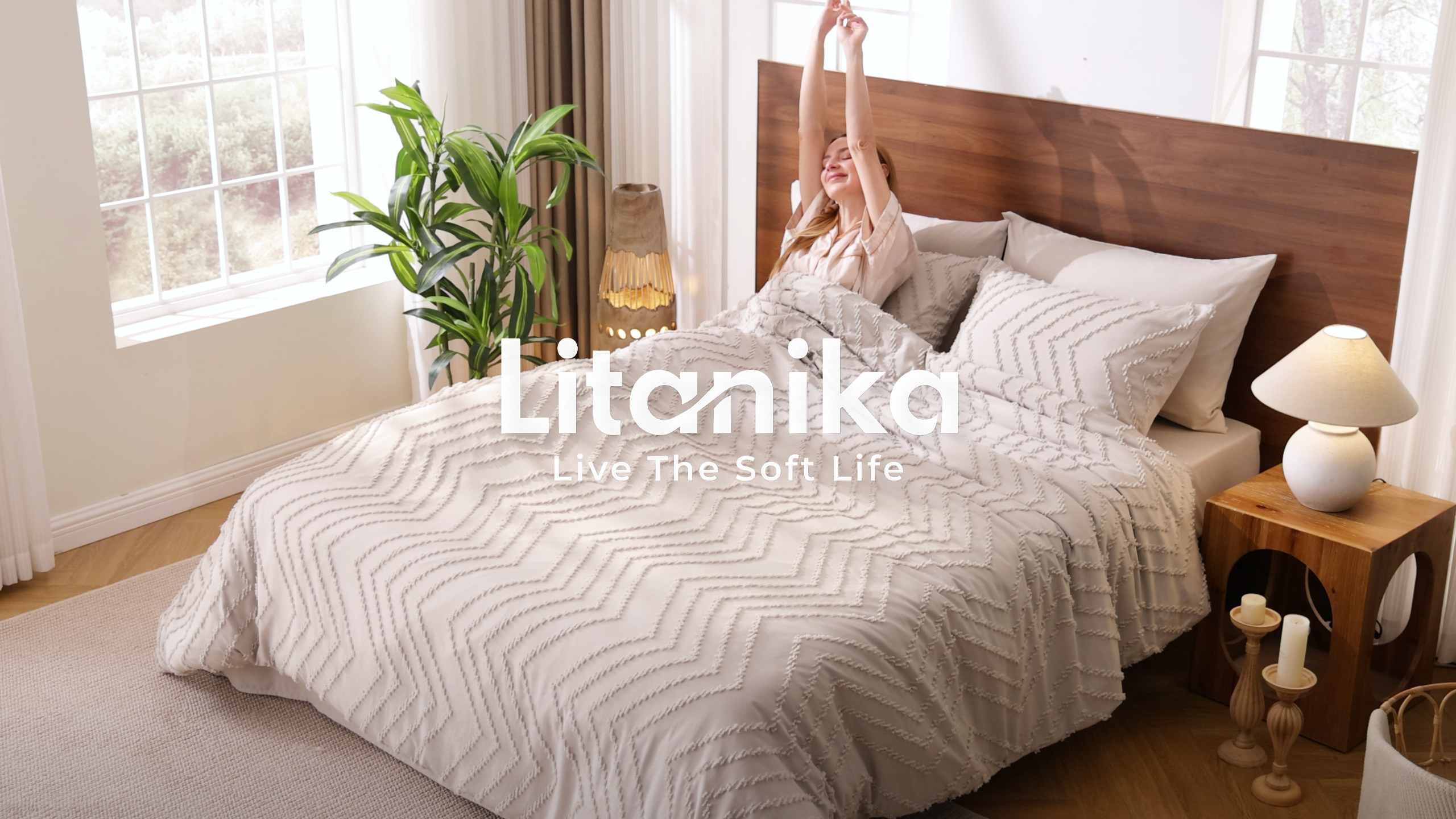 Amazon.com: Litanika Oversized King Size Comforter Set with Sheets