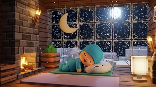 Winter craft Peace: Sleeping Pocoyo – 4K Relaxing Screensaver with Gentle Snowfall for Fire TV & Tablets – vue 7