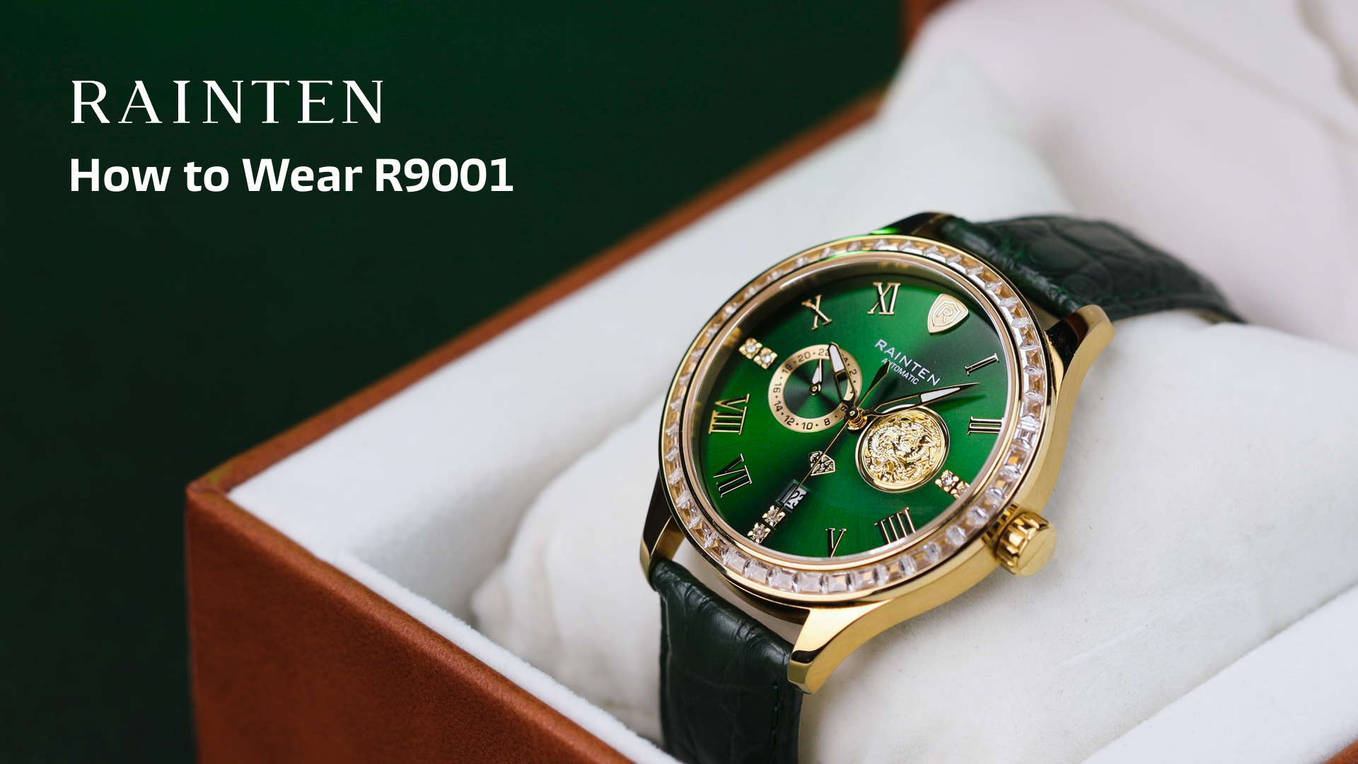 Glasswater leather グラスウォーター　レザー　グリーン Citizen Eco-Drive Weekender Brycen Mens Watch Aw1598-70X
