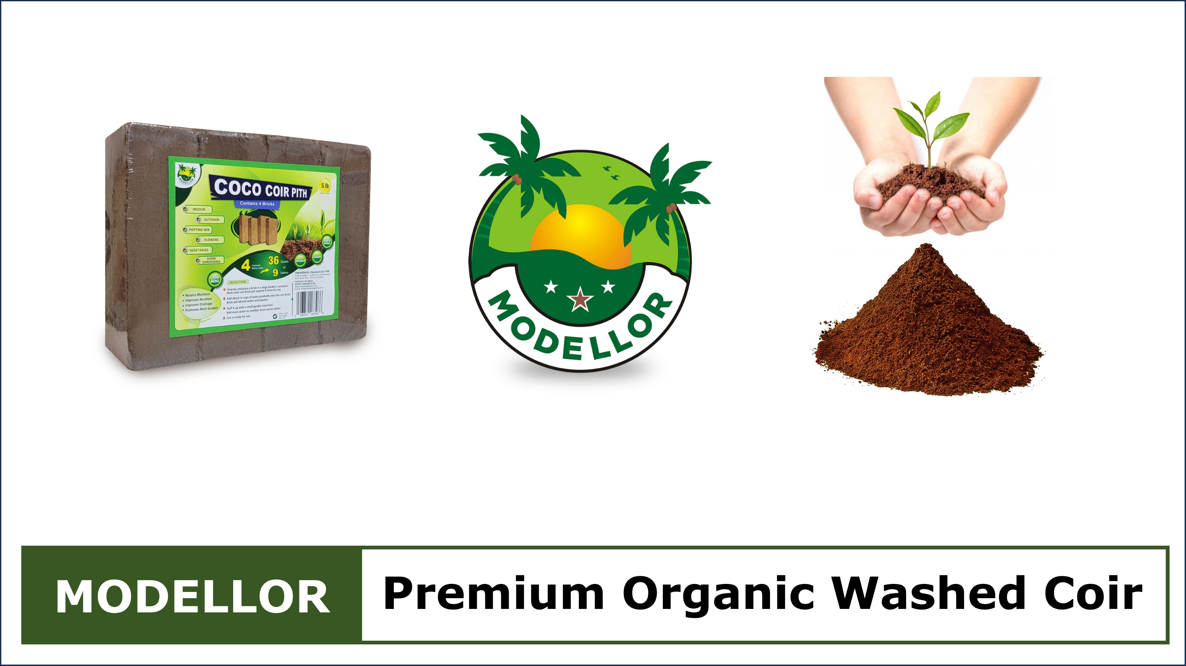 Amazon.com : MODELLOR 4 Bricks (5 lb) Premium Super Washed Coco