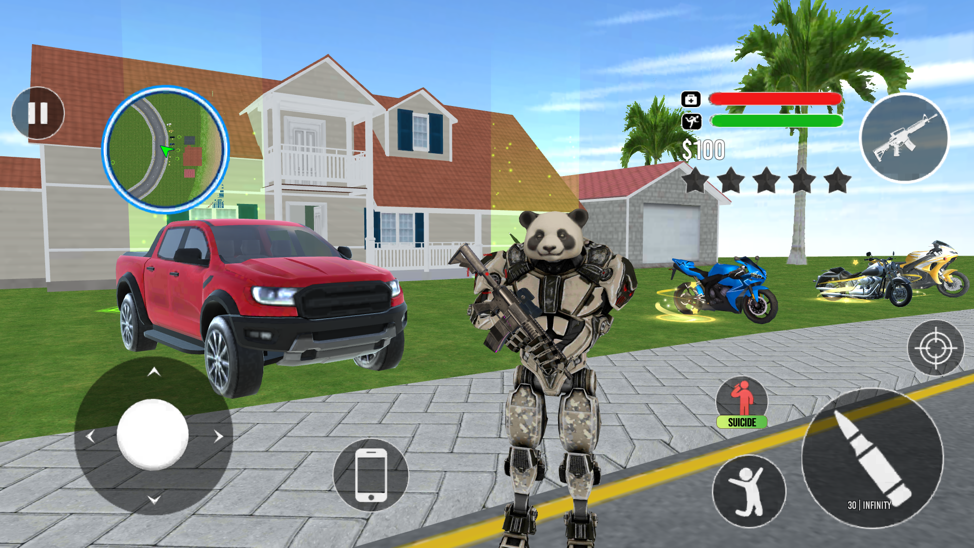 Open World Panda Robot Shooting Game 3D - App on Amazon Appstore