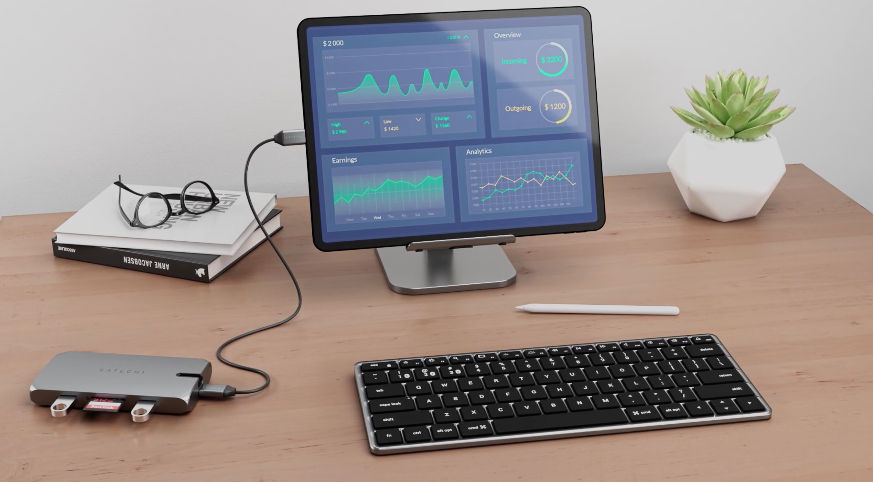 サテチ SATECHI USB-C On-The-Go 9-in-1 Amazon.com: Satechi USB C Hub Multiport Adapter, USB C