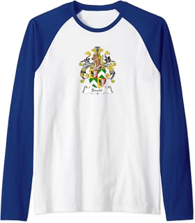 Escudo de armas Bruhl - Escudo de la familia Camiseta Manga Raglan
