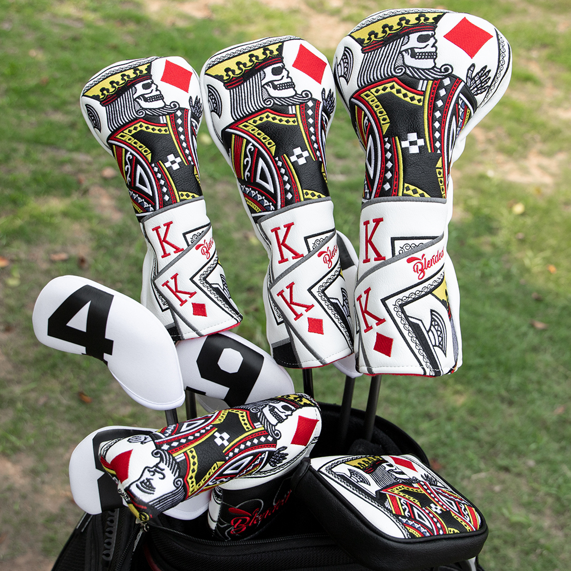 Amazon.com : BAIRBRE Golf Club Covers - Poker Diamond King Driver