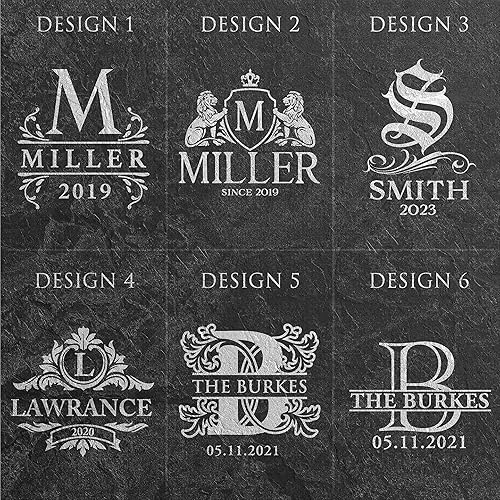 Miniatura 9 de DEEP 3D Personalized Wine Stopper, Wedding Gift, Custom with Initial - Name - Date - 3D Crystal Bottle Stopper, Father Gifts (Crystal, Square)