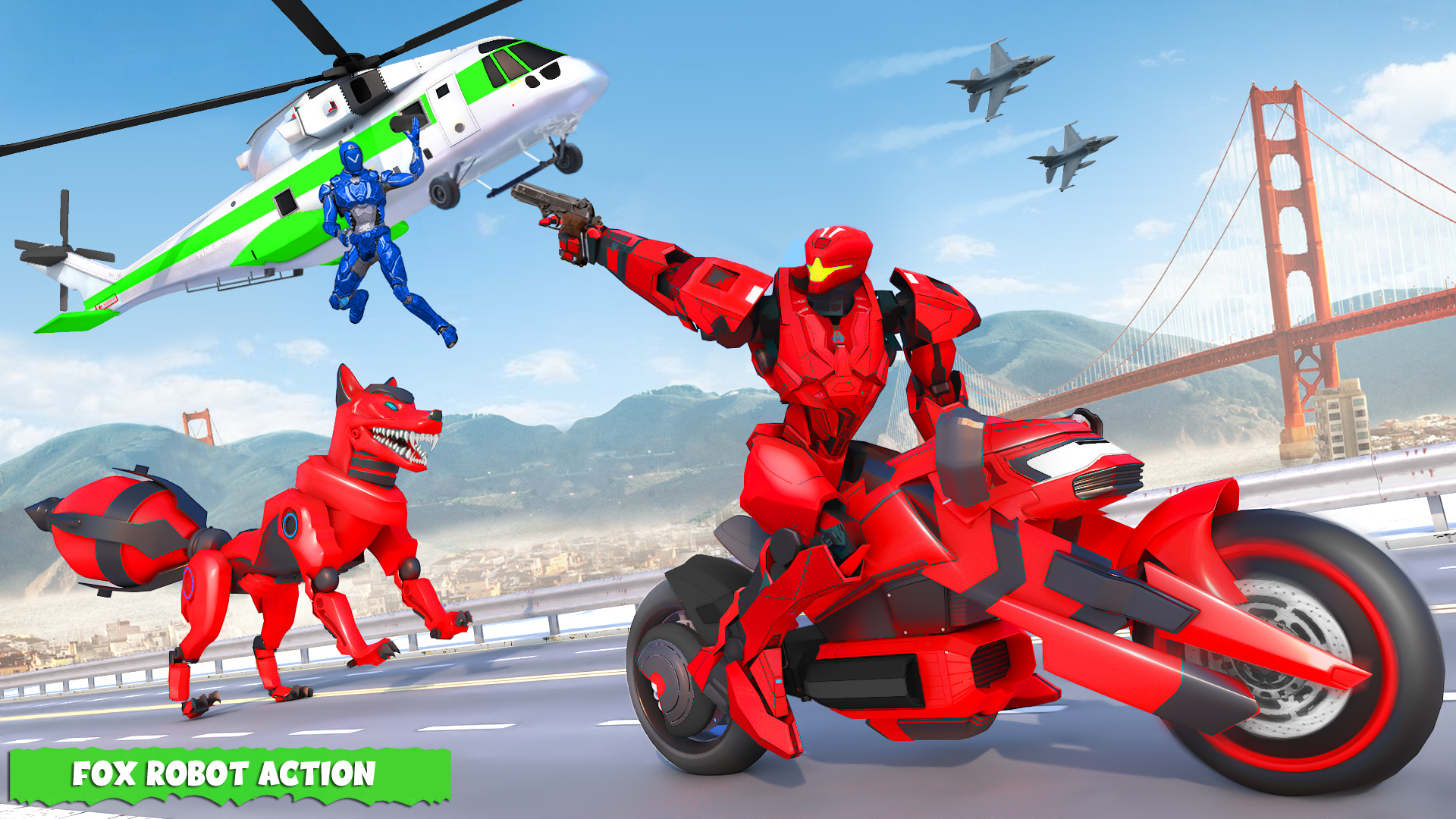 Fox Transform Fox Robot Transform Bike Game - Aplicativo na Amazon Appstore