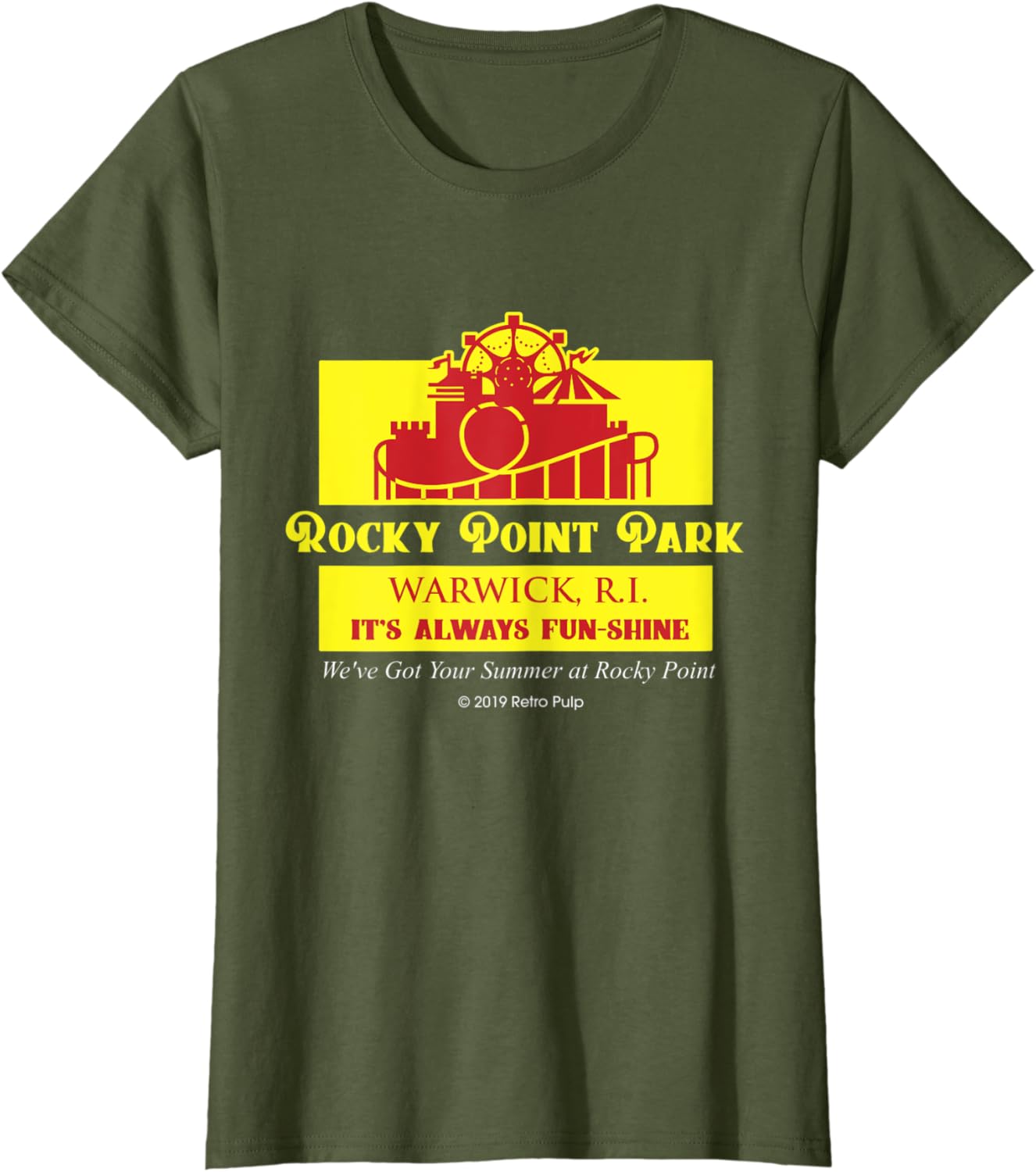 Amazon.com: Rocky Point Amusement Park Vintage Warwick, RI ...